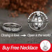 Astronomical Ball Rings Necklace