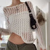 Vintage Hollow Out Knit Pullovers