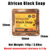 Handmade African Black Soap Duo