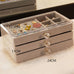 Acrylic Jewelry Box Velvet Compartments