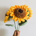 Handmade Crochet Sunflower For Home Decor