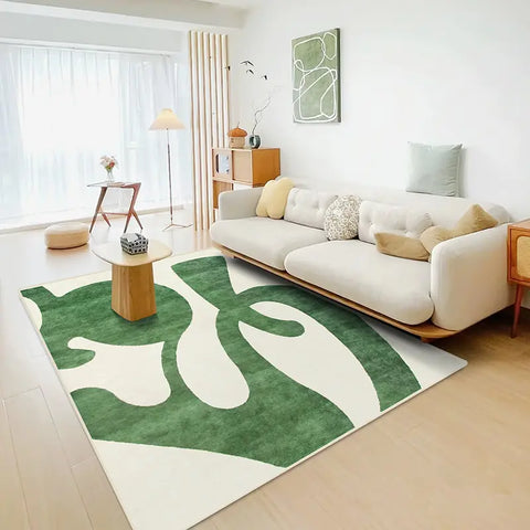 Large Abstract Living Room Carpet